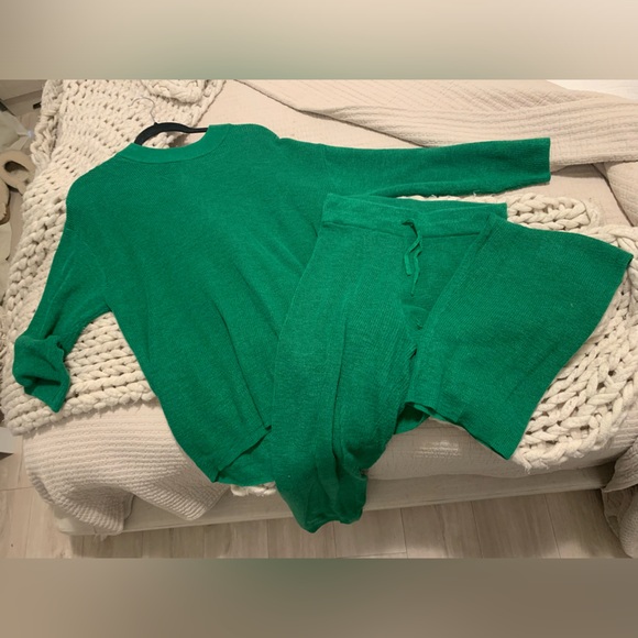 Free People Malibu Sweater Set - Green - Picture 5 of 5